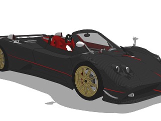 超精细汽车模型 帕加尼 Pagani Zonda F